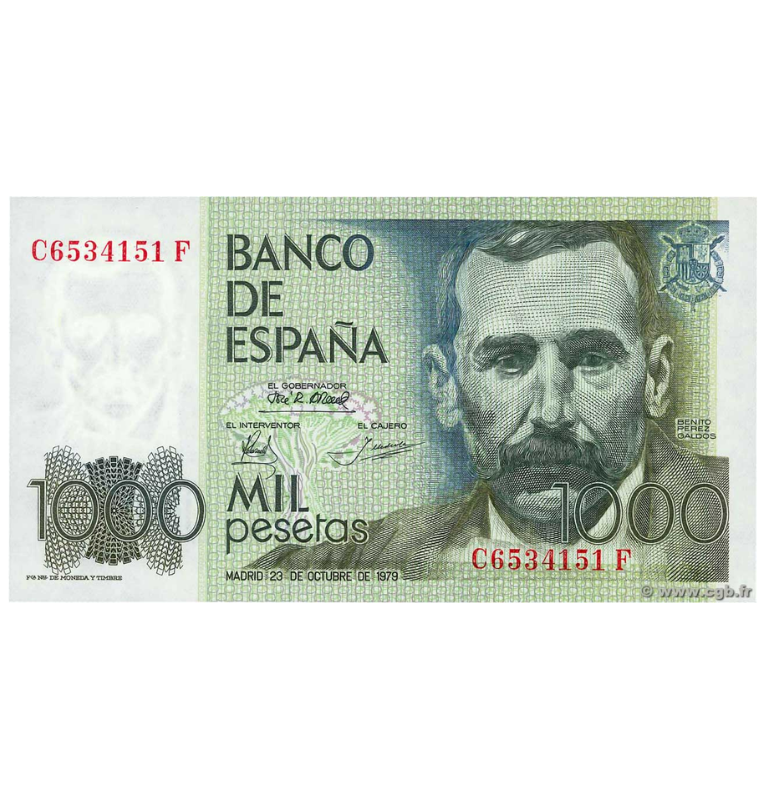 España 1.000 Pesetas 1979 Pick 158